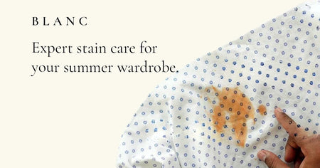Blanc Expert Guide to Removing Common Summer Stains