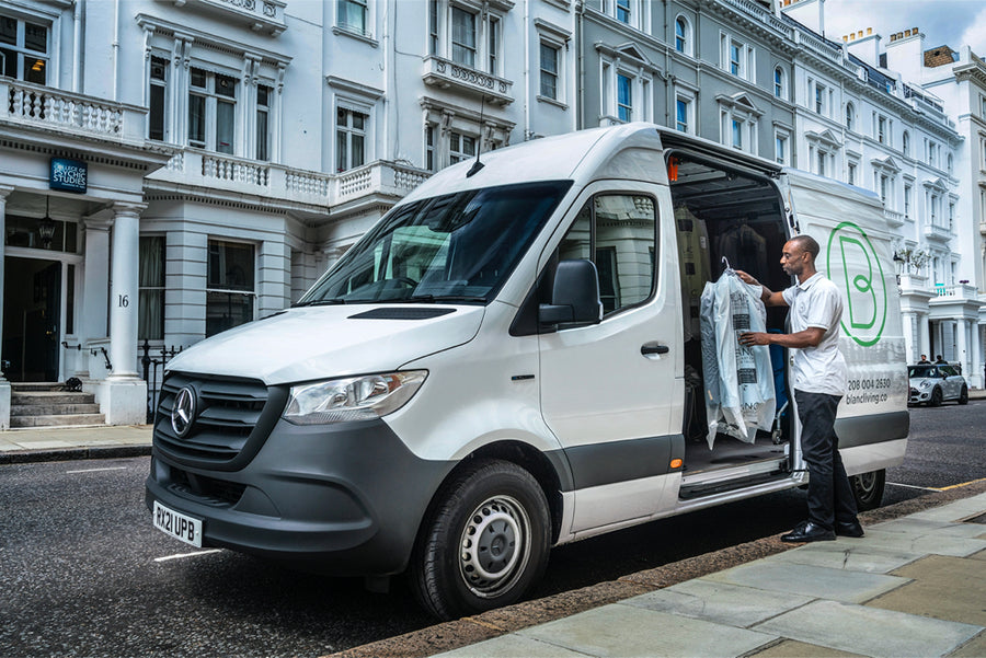 Can't get to a store? How about Eco dry cleaning & laundry, delivered straight to your door?