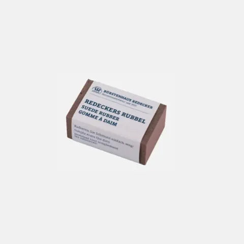 Redecker suede rubber for gentle cleaning of delicate fabrics and leather, eco-friendly garment care tool