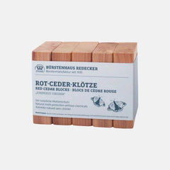 Red cedar blocks for natural moth protection, chemical-free garment care