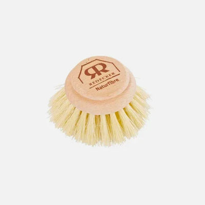 Natural fiber cleaning brush with wooden handle, eco-friendly garment care tool