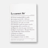 Le Carnet A6 - Set de 3 [The Notebook - Set of 3]